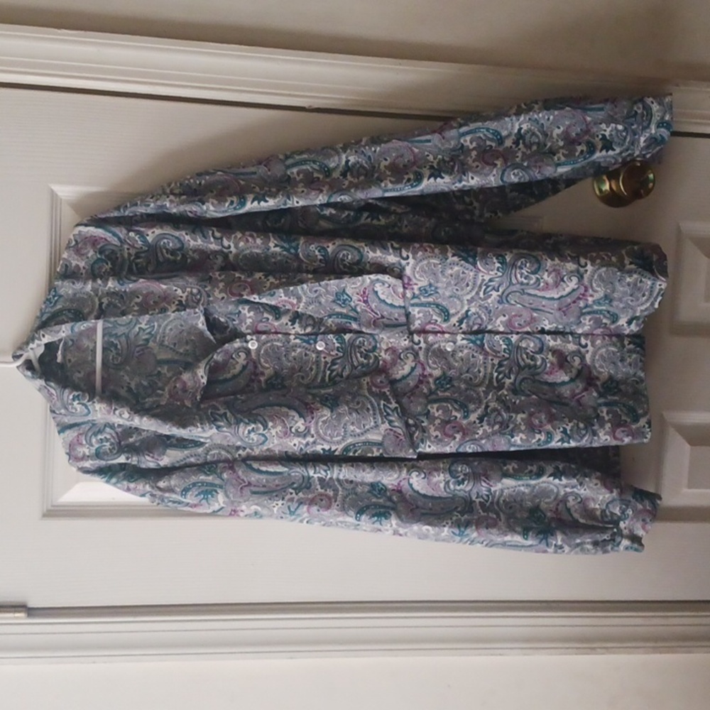 Alfred Dunner size 44 purple and blue.